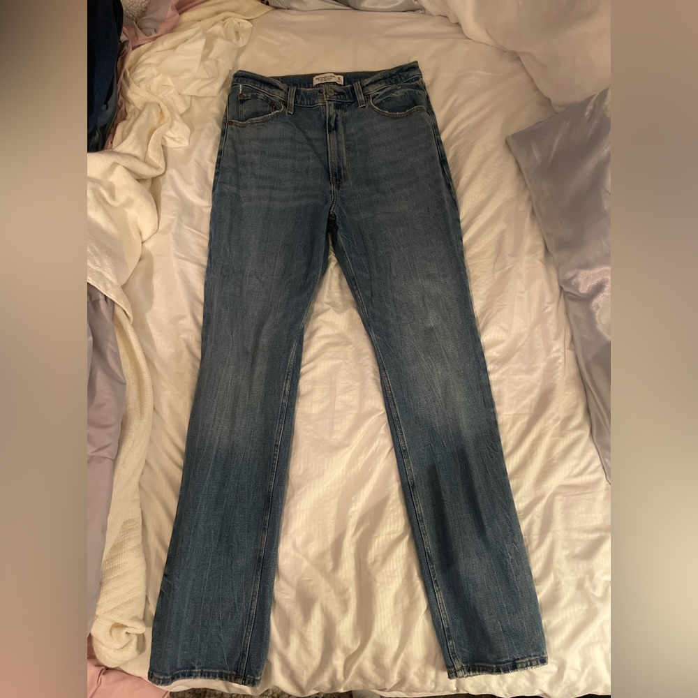 Abercrombie & Fitch Ultra High Rise Blue Jeans